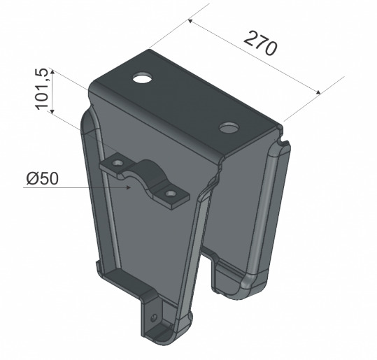 
                                SUPORTE CENTRAL CARRETA GUERRA 2004...STAMPADA