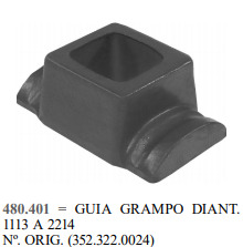 
                                GUIA GRAMPO MOLA DIANTEIRA MB 1113/1313