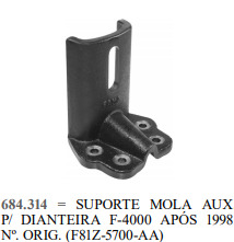 
                                SUPORTE MOLA AUXILIAR DIANTEIRO F4000 1998...