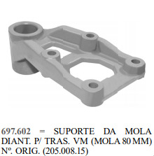 
                                SUPORTE MOLA DIANTEIRO P/TRASEIRO VOLVO VM