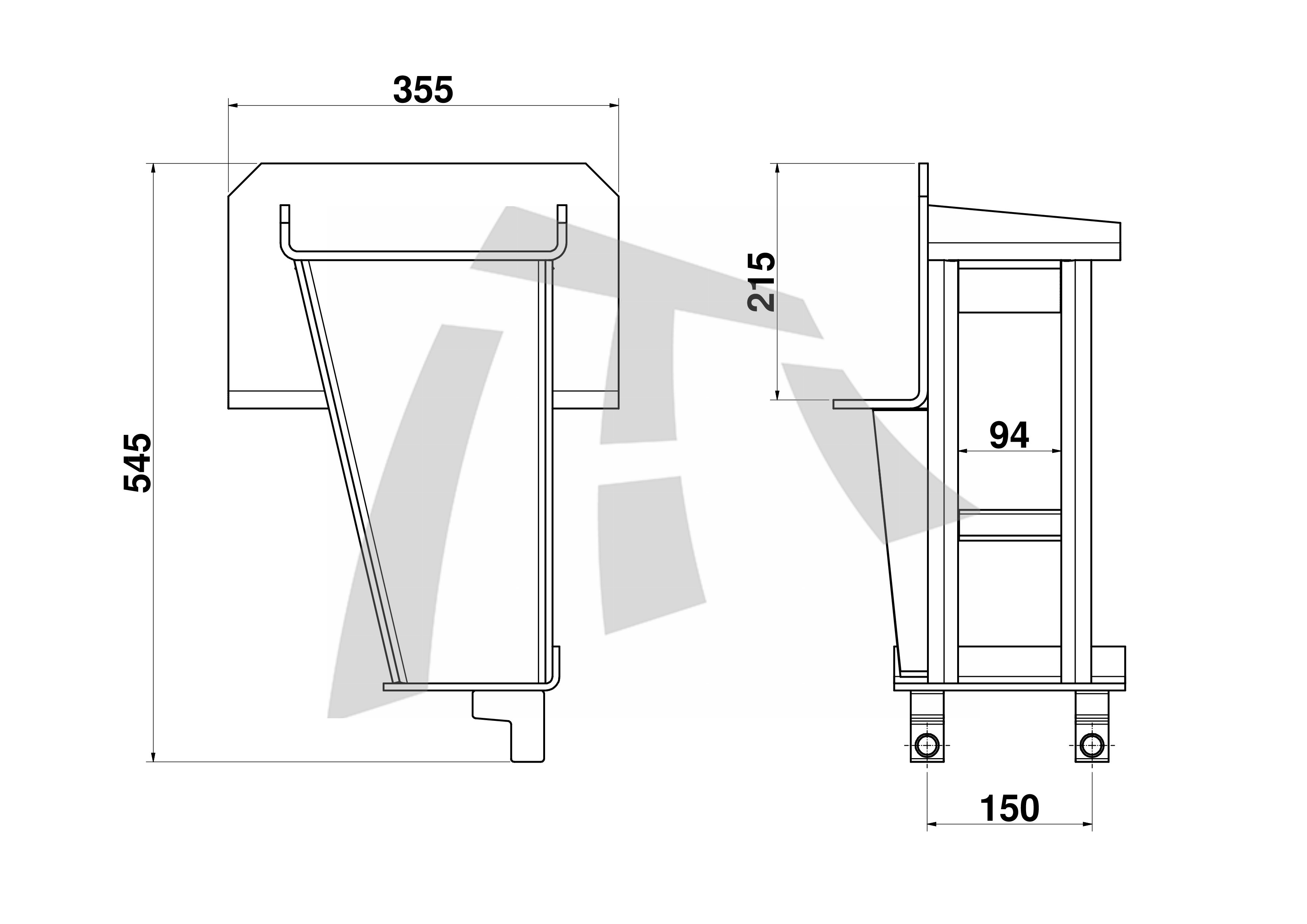 
                                SUPORTE DIANTEIRO SCANIA SC 124 ESQUERDO