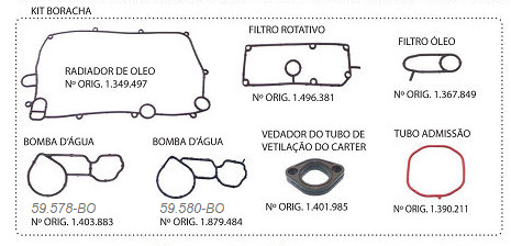 
                                KIT JUNTA VEDACAO OLEO SC 124 7PCS