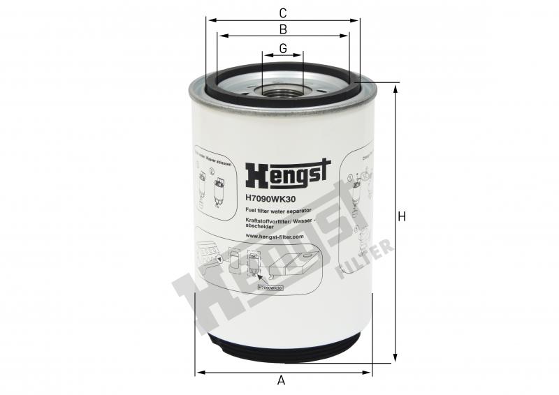 
                                FILTRO SEPARADOR DAGUA SC SERIE T 114 VOLVO VM DAF 50013493