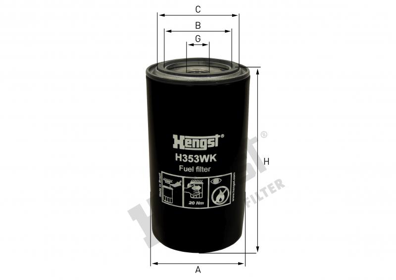 
                                FILTRO DIESEL CUMMINS 19320E/31320E/FD4532E/FD1933