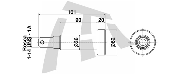 
                                PINO TENSOR TRUCK 62MM RODOVIARIA