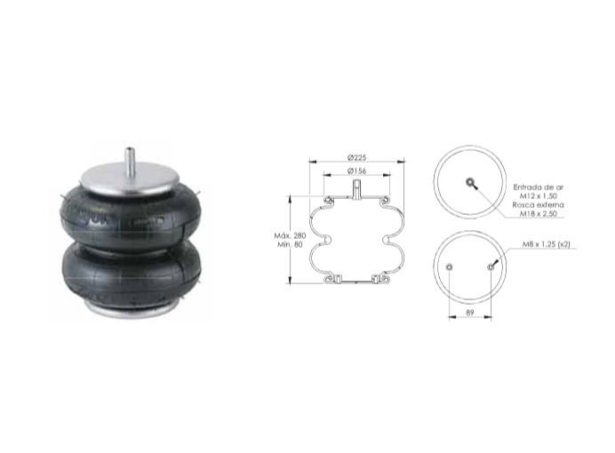 
                                BALAO SUSPENSAO EIXO CARRETA RANDON GUERRA VOLVO NOMA