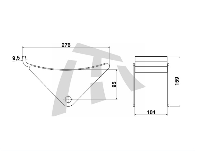 
                                DESLIZANTE MOVEL SUPORTE TRUCK SUSPENSYS DIANTEIRO