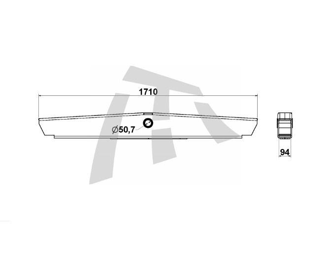 
                                BALANCA SUSPENSAO DISTANCIADA RANDON 1710MM X 94MM