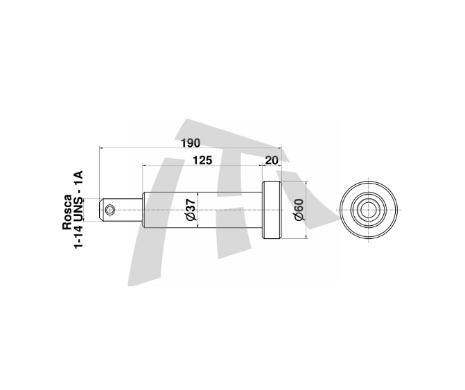 
                                PINO TENSOR CARRETA KRONE/CARRETA SEM PORCA