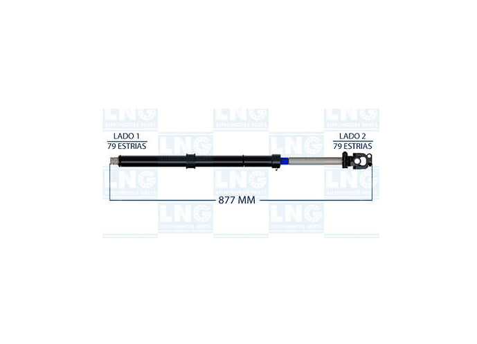 
                                COLUNA DIRECAO COM CRUZ SC R114/124  CD123 FRONTAL