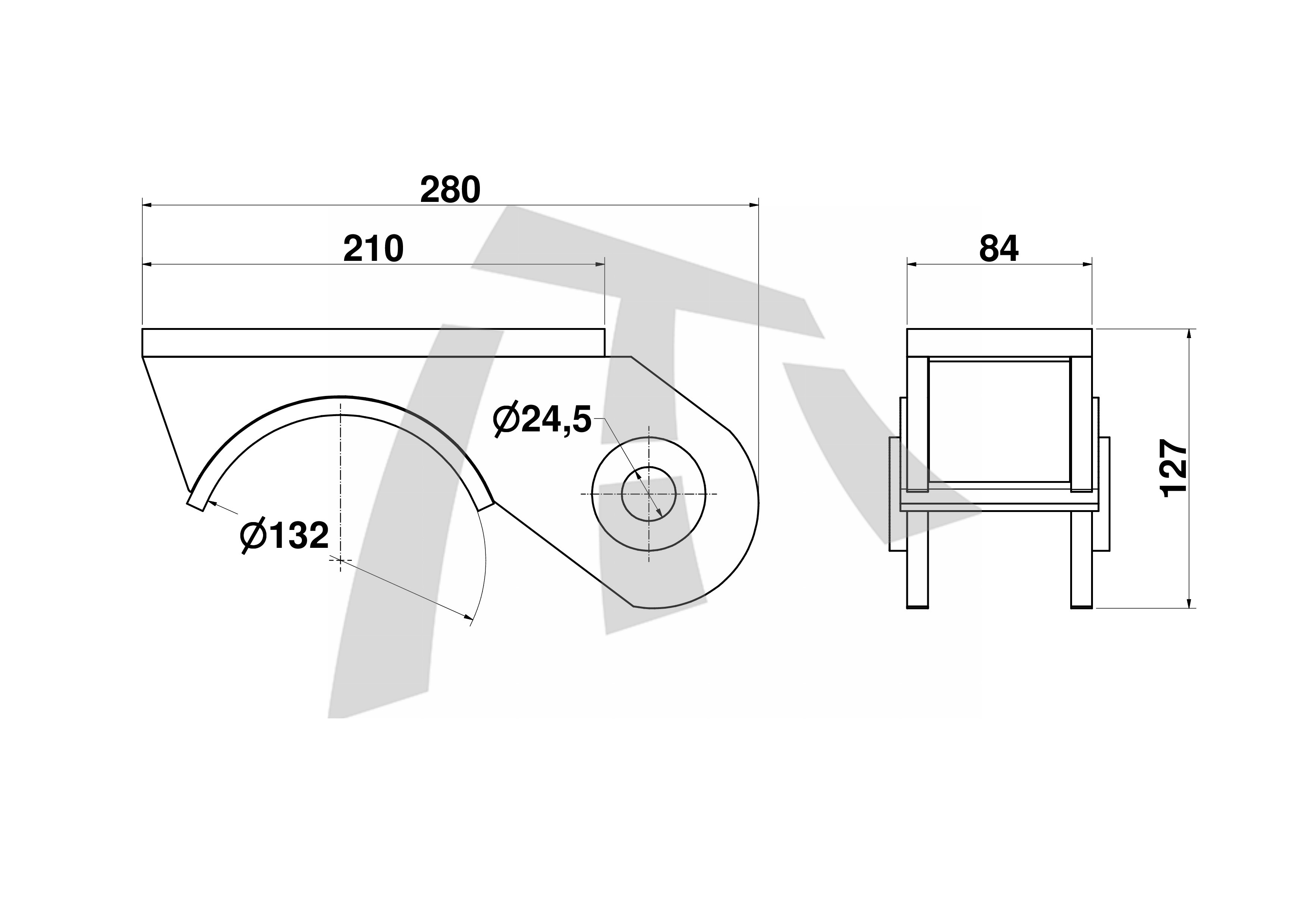 
                                SAPATA EIXO TRUCK SUSPENSYS MB P/ EIXO 127CM