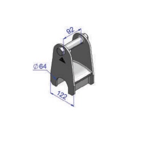 
                                DESLIZANTE MOVEL SUPORTE CARRETA SCHIFFER 2003 (TRASEIRO )