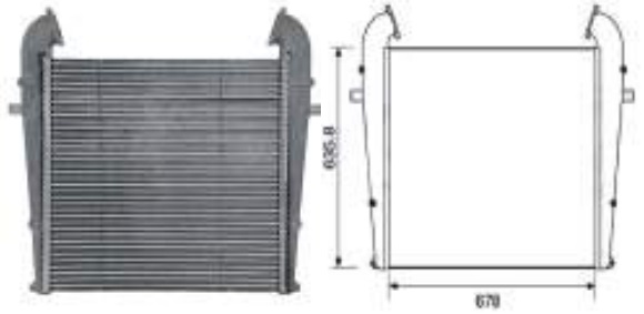 
                                INTERCOOLER SCANIA 112/113 1981..2000