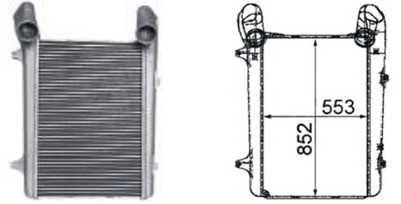 
                                INTERCOOLER DAF XF105 2013..2020