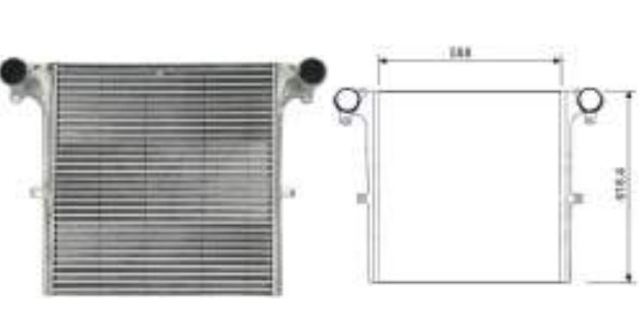 
                                INTERCOOLER FORD CARGO 1722E 2422E 2622E 2006..2011