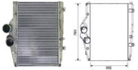 
                                INTERCOOLER MB ATEGO 1725 1728 2425 2428 2004..2011
