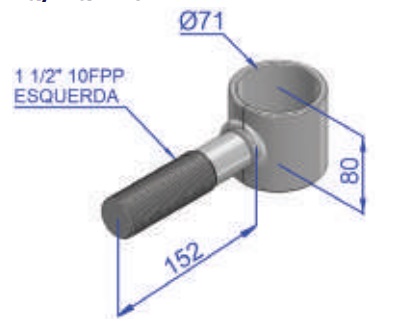
                                LUVA TENSOR SOLDADO GUERRA/RANDON 71MM