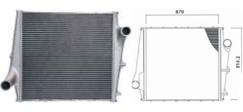 
                                INTERCOOLER VOLVO FH 12/13/16 NH 10/12 EURO V 1993...2014