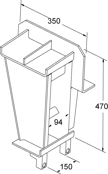 
                                SUPORTE DIANTEIRO CAVALO GUERRA ESQUERDO