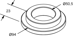 
                                MANCAL SUPORTE CENTRAL GUERRA TRUCK CAVALO 94X50X23