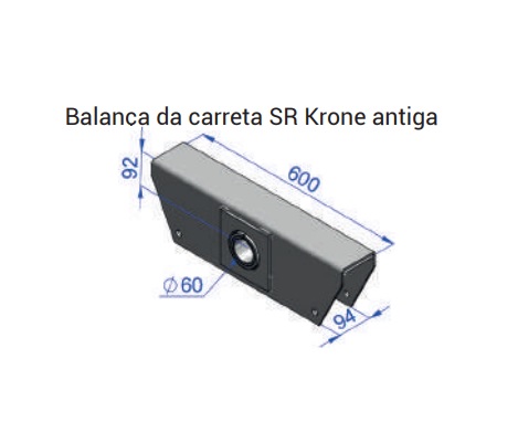 
                                BALANCA CARRETA KRONE PINO 60MM