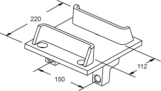 
                                SAPATA EIXO CARRETA GUERRA 1997 COM  MANCAL